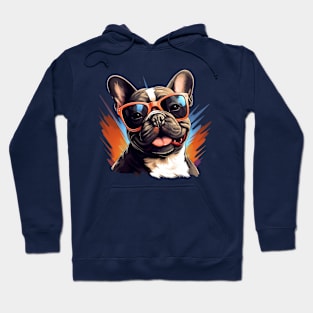 happy french buuldog Hoodie